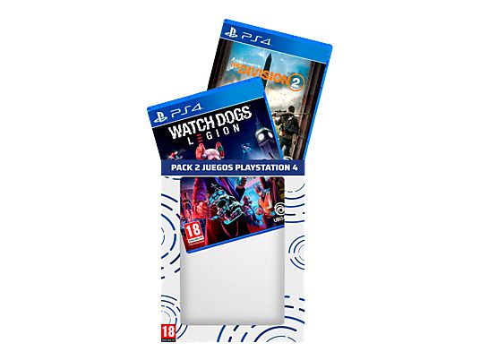 PS4 Pacchetto di 2 giochi: The Division 2 + Watch Dogs: Legion