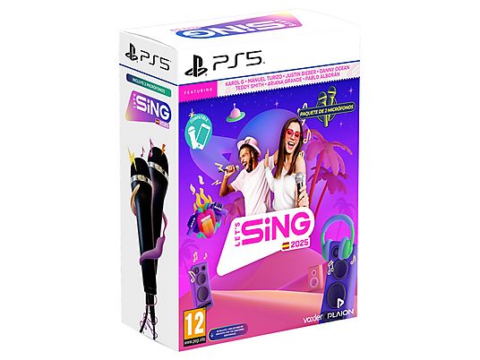 PS5 Let's Sing 2025 + 2 micrófonos